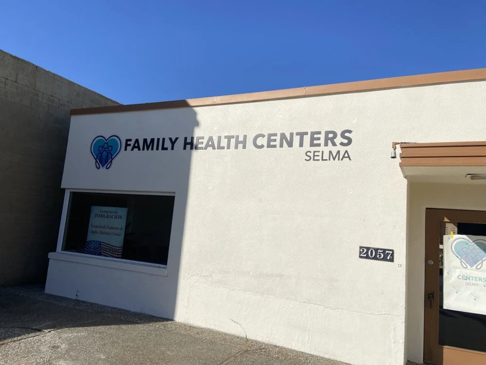 Exterior of the Family Health Centers clinic in Selma, California